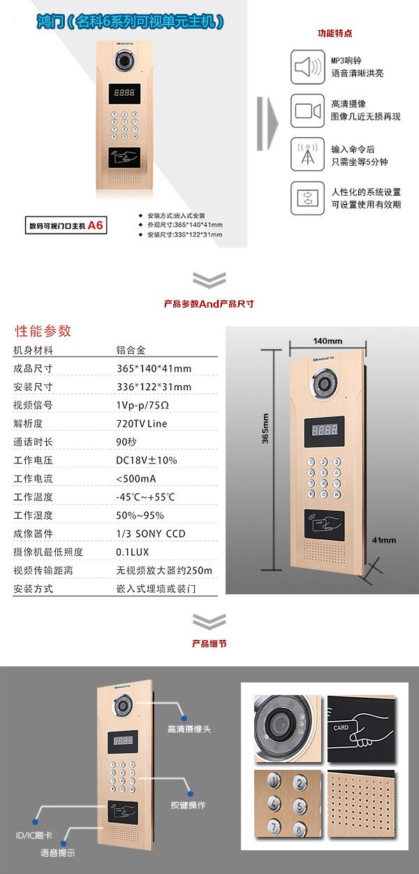 遵义南部新区可视单元主机1